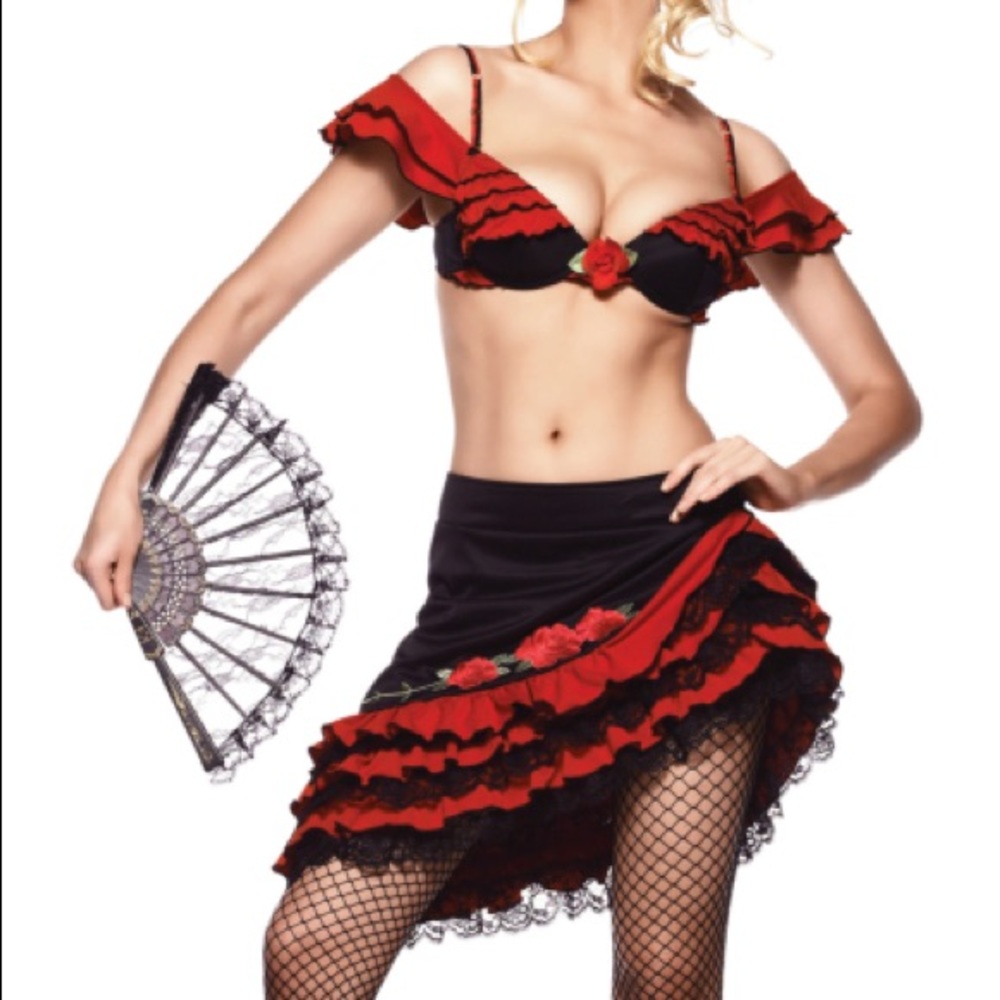 Sexy seniorita Latina salsa dancer costume